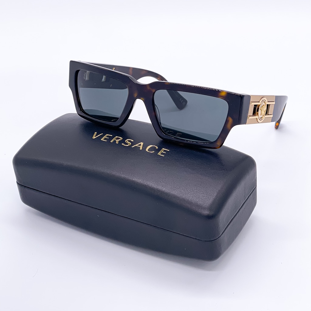 New Versace Eyewear Square Ve4459 108/87 Women Sunglasses Mod 4459 Brown